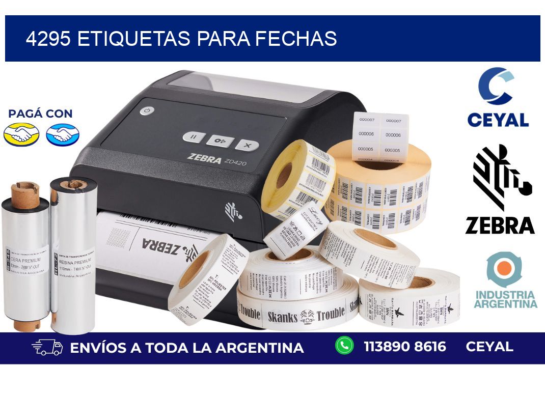 4295 ETIQUETAS PARA FECHAS