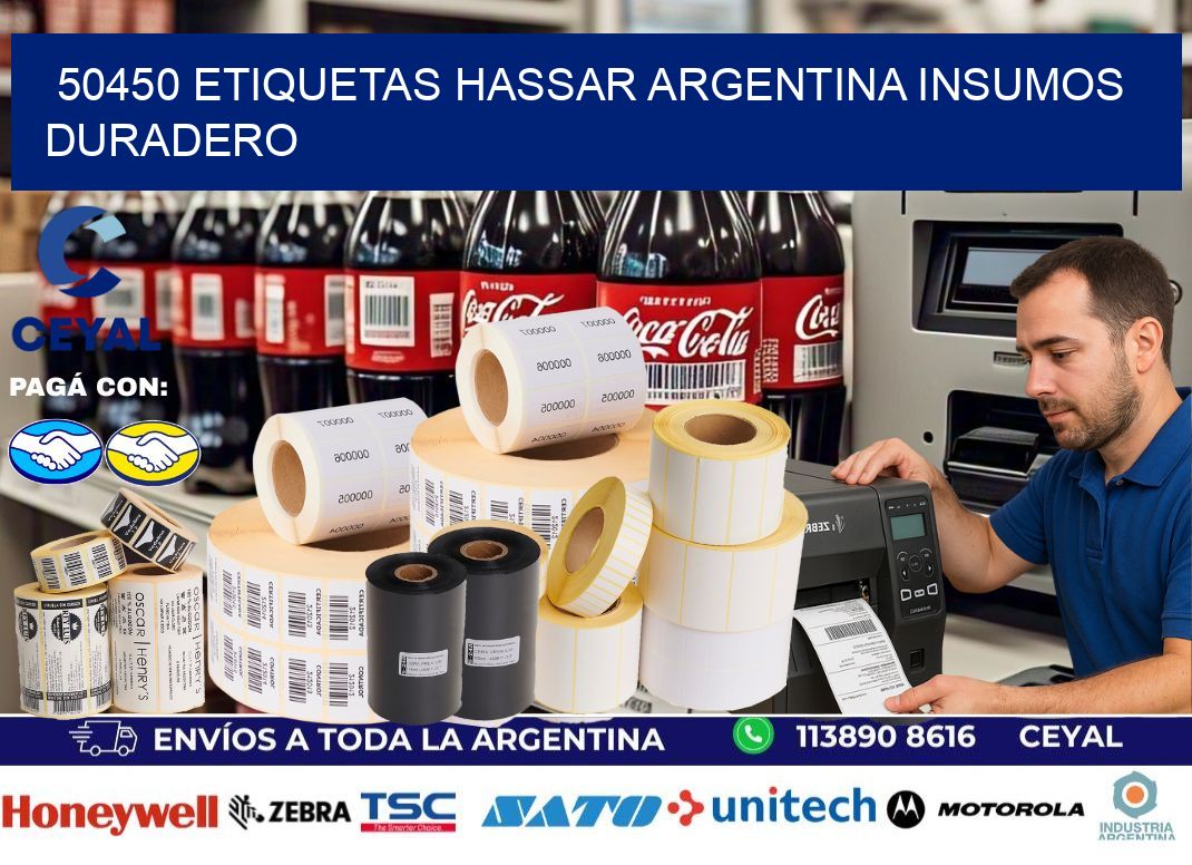 50450 etiquetas hassar argentina INSUMOS DURADERO