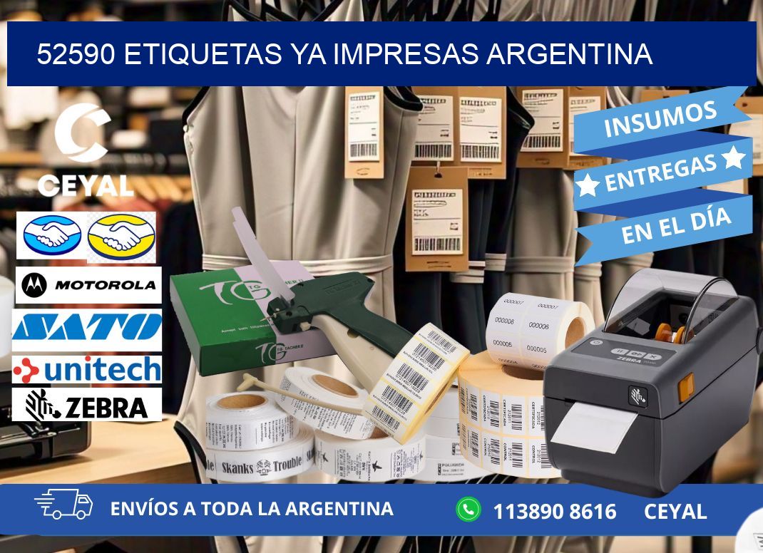 52590 ETIQUETAS YA IMPRESAS ARGENTINA