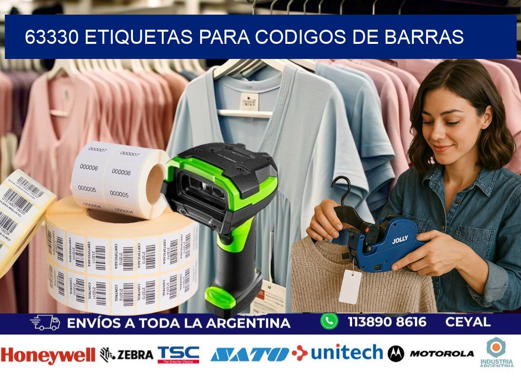 63330 ETIQUETAS PARA CODIGOS DE BARRAS