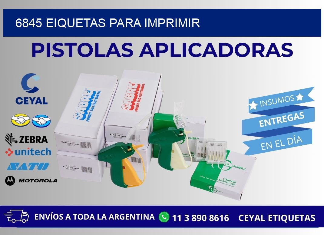 6845 EIQUETAS PARA IMPRIMIR