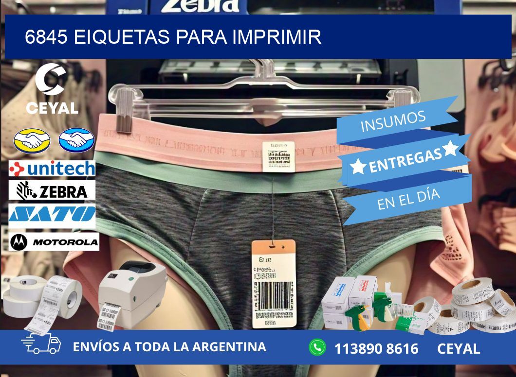6845 EIQUETAS PARA IMPRIMIR