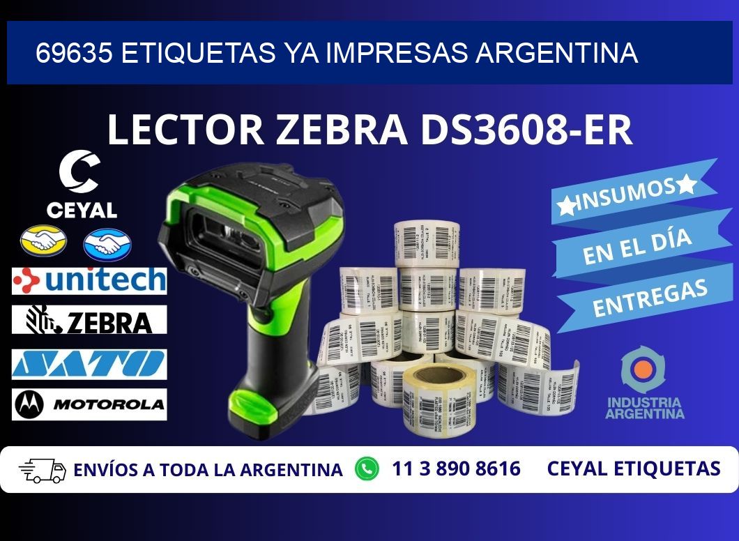 69635 ETIQUETAS YA IMPRESAS ARGENTINA