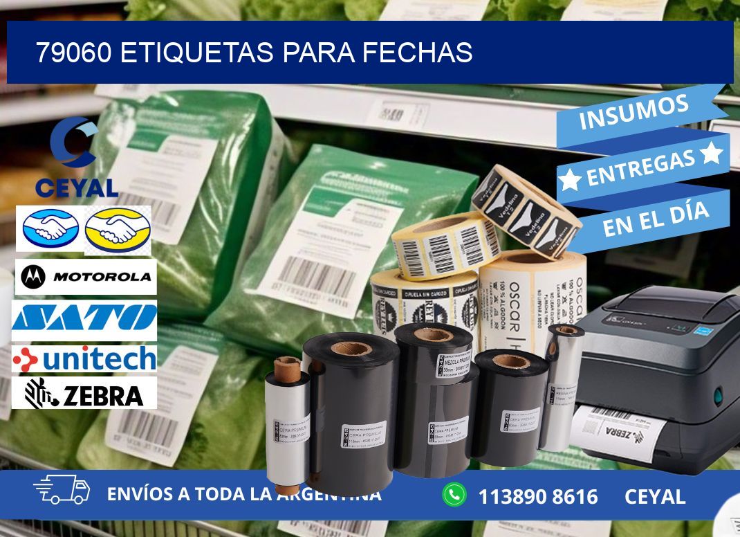 79060 ETIQUETAS PARA FECHAS