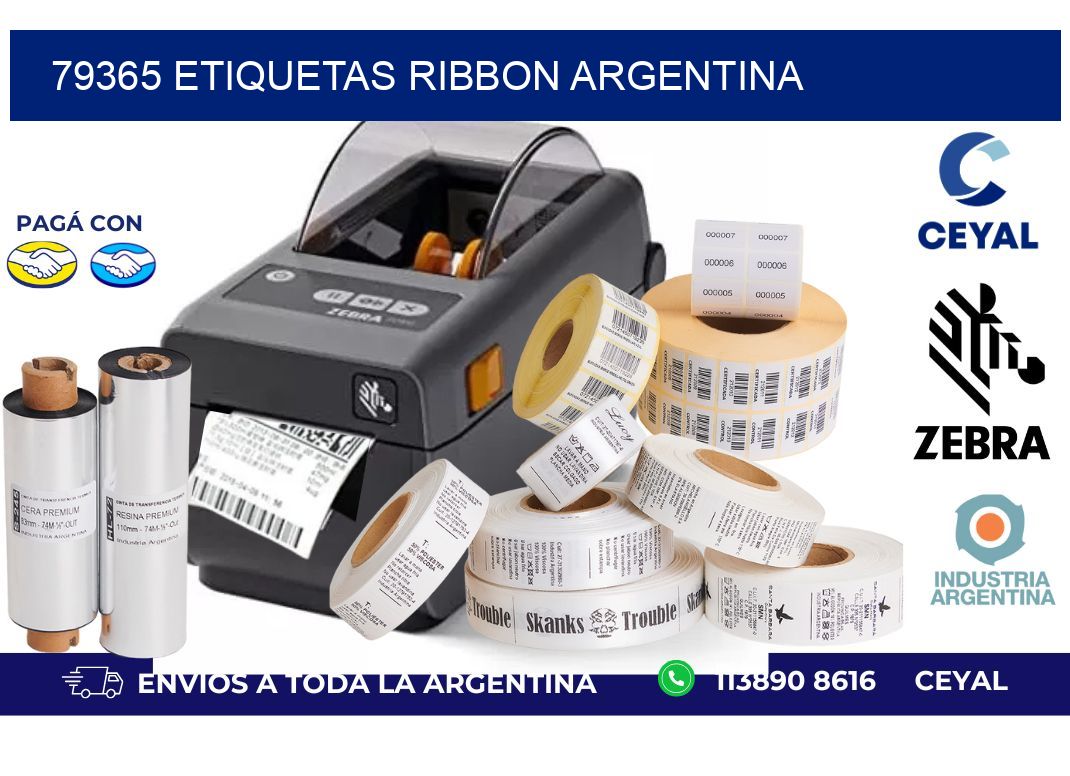 79365 etiquetas ribbon argentina