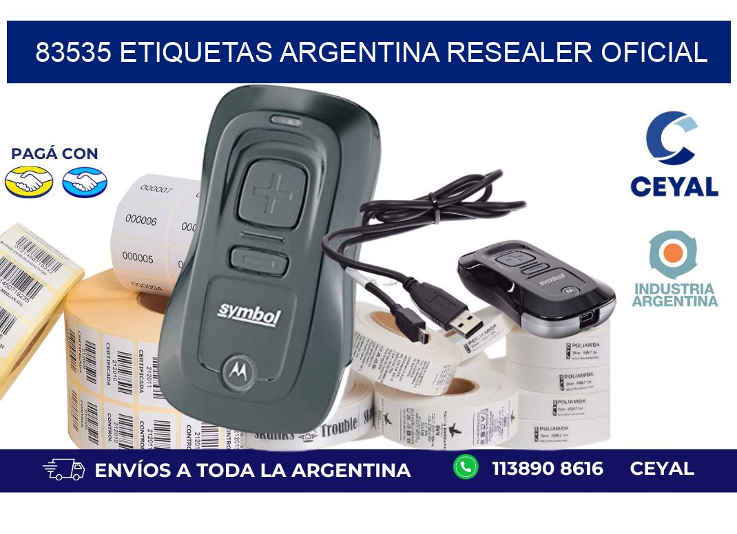 83535 etiquetas argentina RESEALER OFICIAL