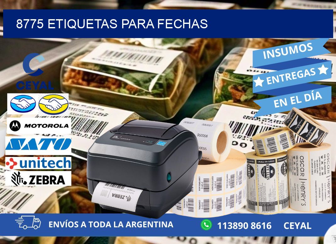 8775 ETIQUETAS PARA FECHAS