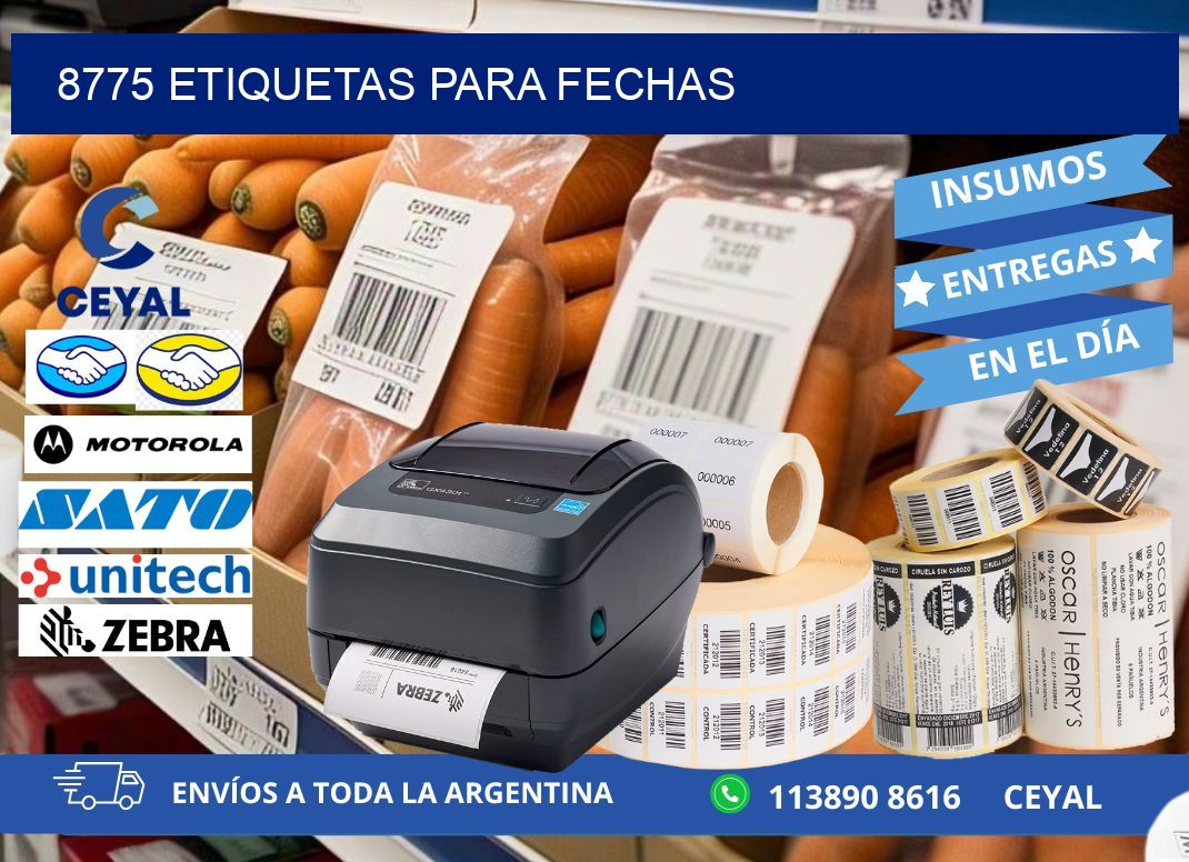 8775 ETIQUETAS PARA FECHAS