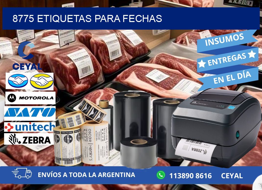 8775 ETIQUETAS PARA FECHAS