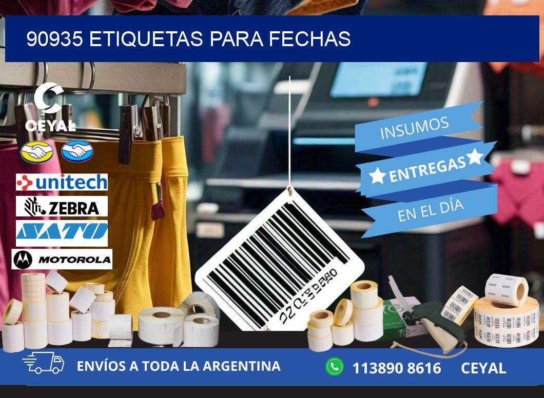90935 ETIQUETAS PARA FECHAS