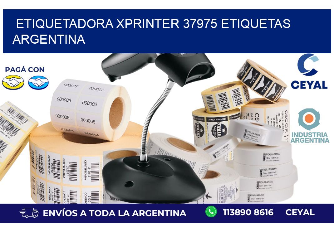etiquetadora xprinter 37975 etiquetas argentina