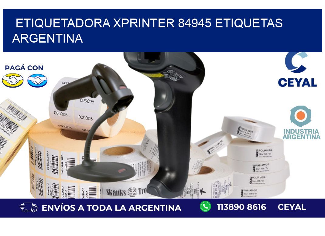 etiquetadora xprinter 84945 etiquetas argentina