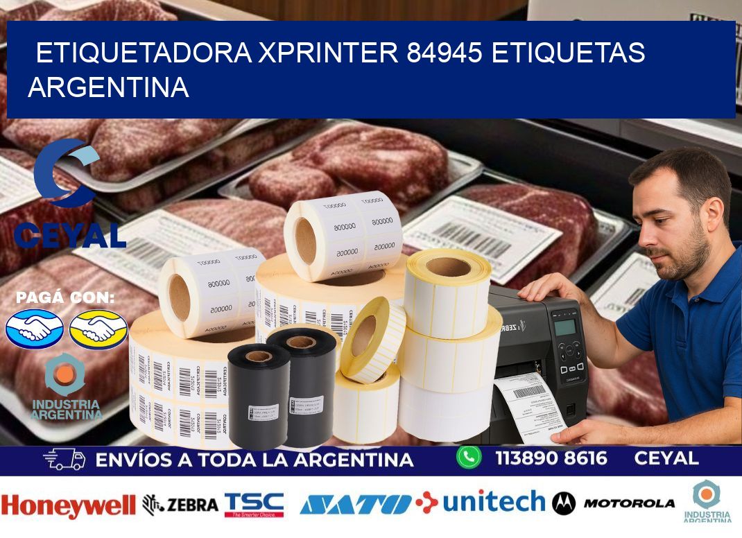 etiquetadora xprinter 84945 etiquetas argentina