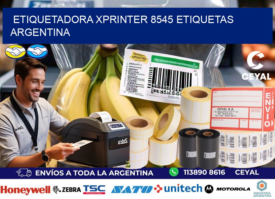 etiquetadora xprinter 8545 etiquetas argentina