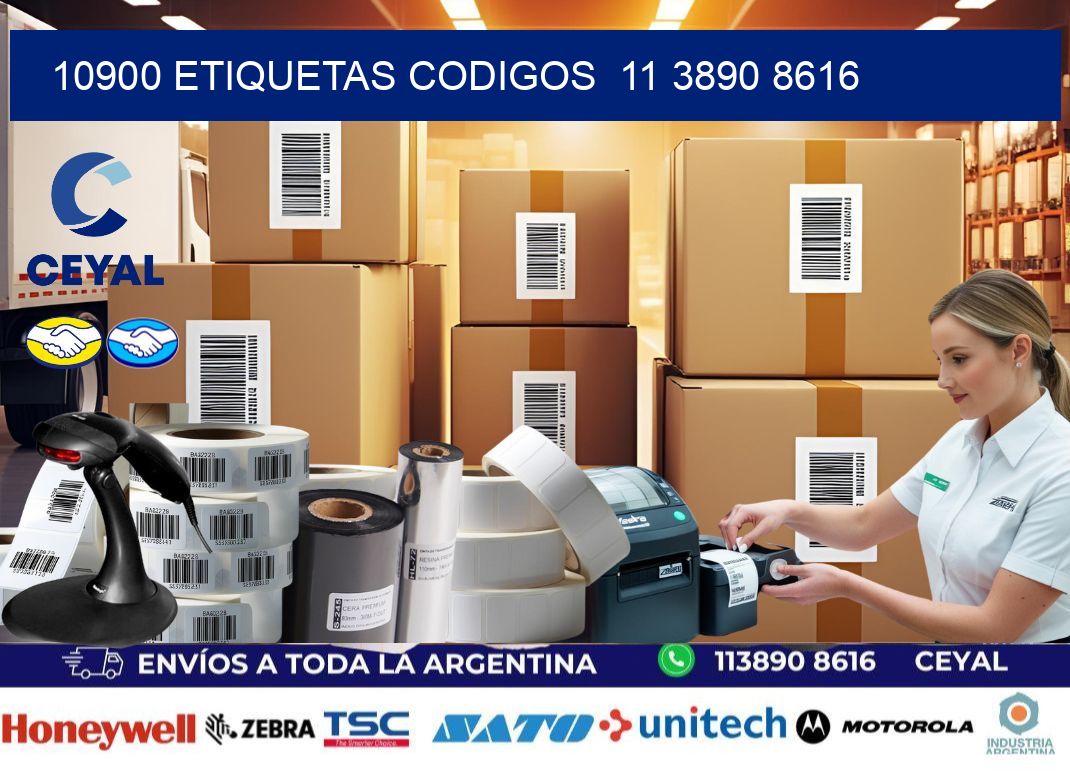 10900 ETIQUETAS CODIGOS  11 3890 8616