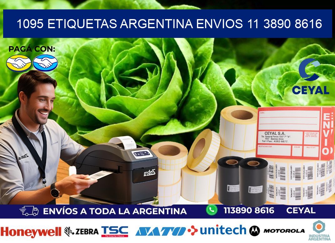1095 ETIQUETAS ARGENTINA ENVIOS 11 3890 8616