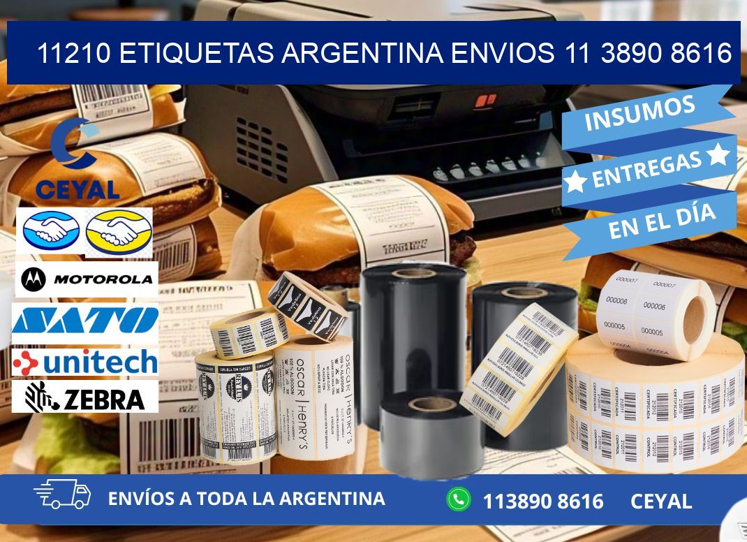11210 ETIQUETAS ARGENTINA ENVIOS 11 3890 8616
