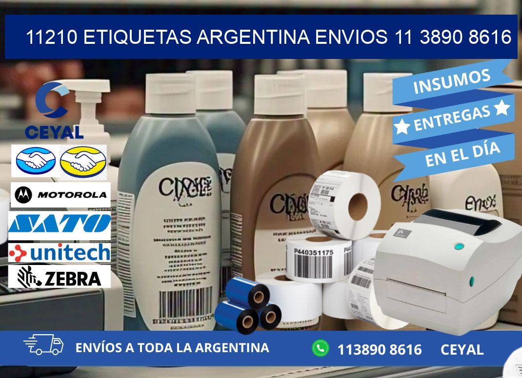 11210 ETIQUETAS ARGENTINA ENVIOS 11 3890 8616