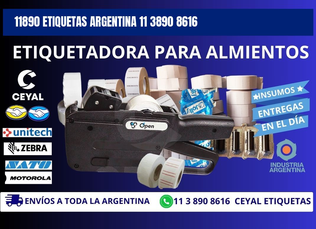 11890 ETIQUETAS ARGENTINA 11 3890 8616