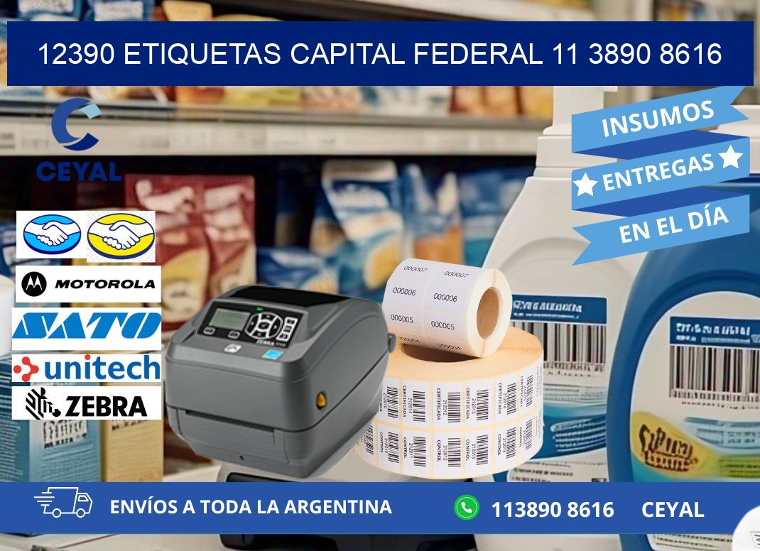 12390 ETIQUETAS CAPITAL FEDERAL 11 3890 8616