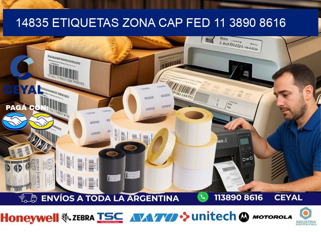 14835 ETIQUETAS ZONA CAP FED 11 3890 8616