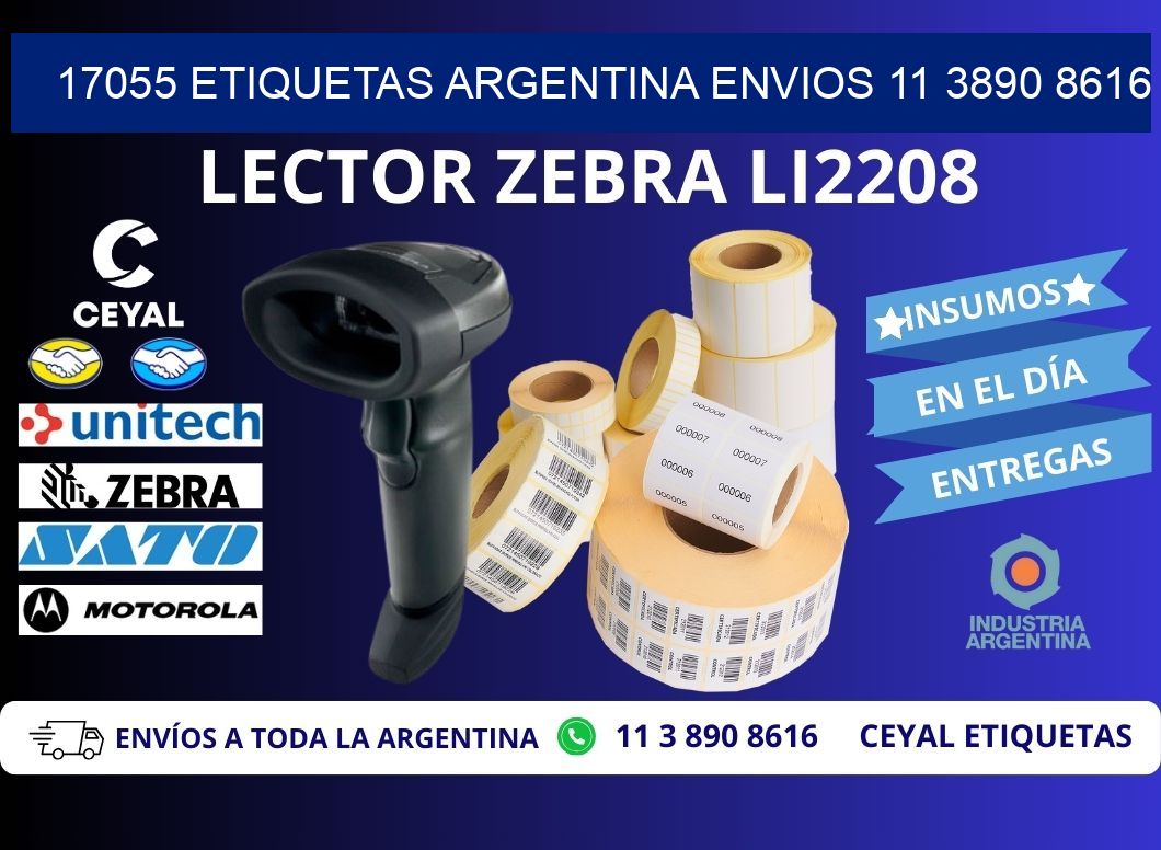 17055 ETIQUETAS ARGENTINA ENVIOS 11 3890 8616