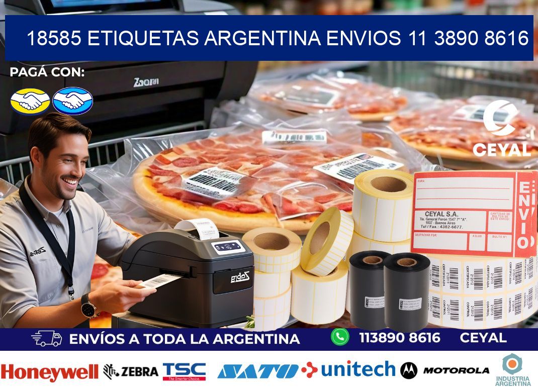 18585 ETIQUETAS ARGENTINA ENVIOS 11 3890 8616