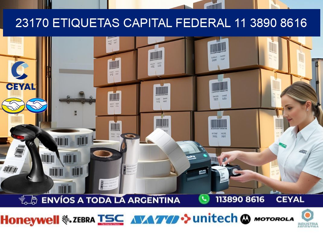 23170 ETIQUETAS CAPITAL FEDERAL 11 3890 8616