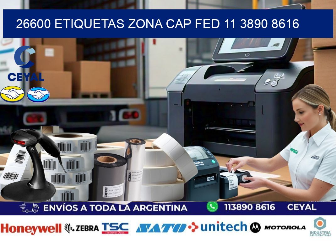 26600 ETIQUETAS ZONA CAP FED 11 3890 8616