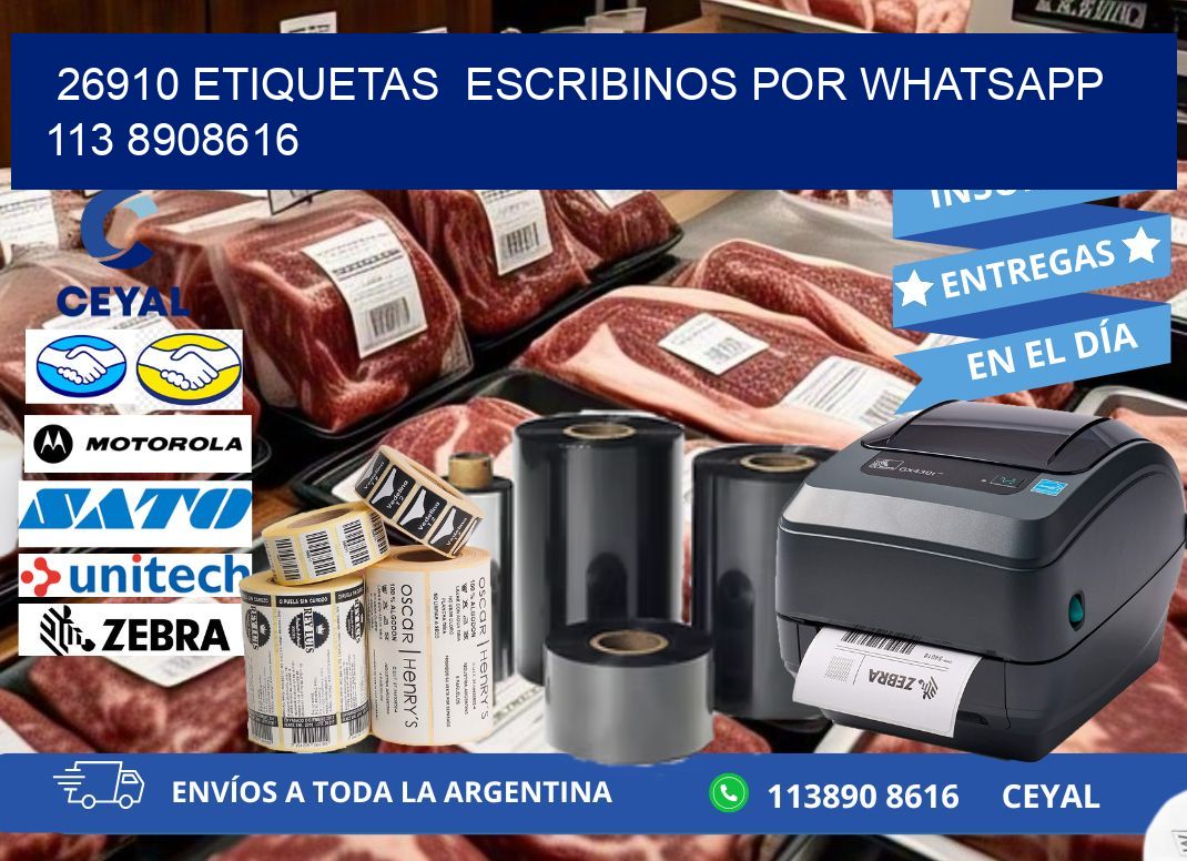 26910 ETIQUETAS  ESCRIBINOS POR WHATSAPP  113 8908616