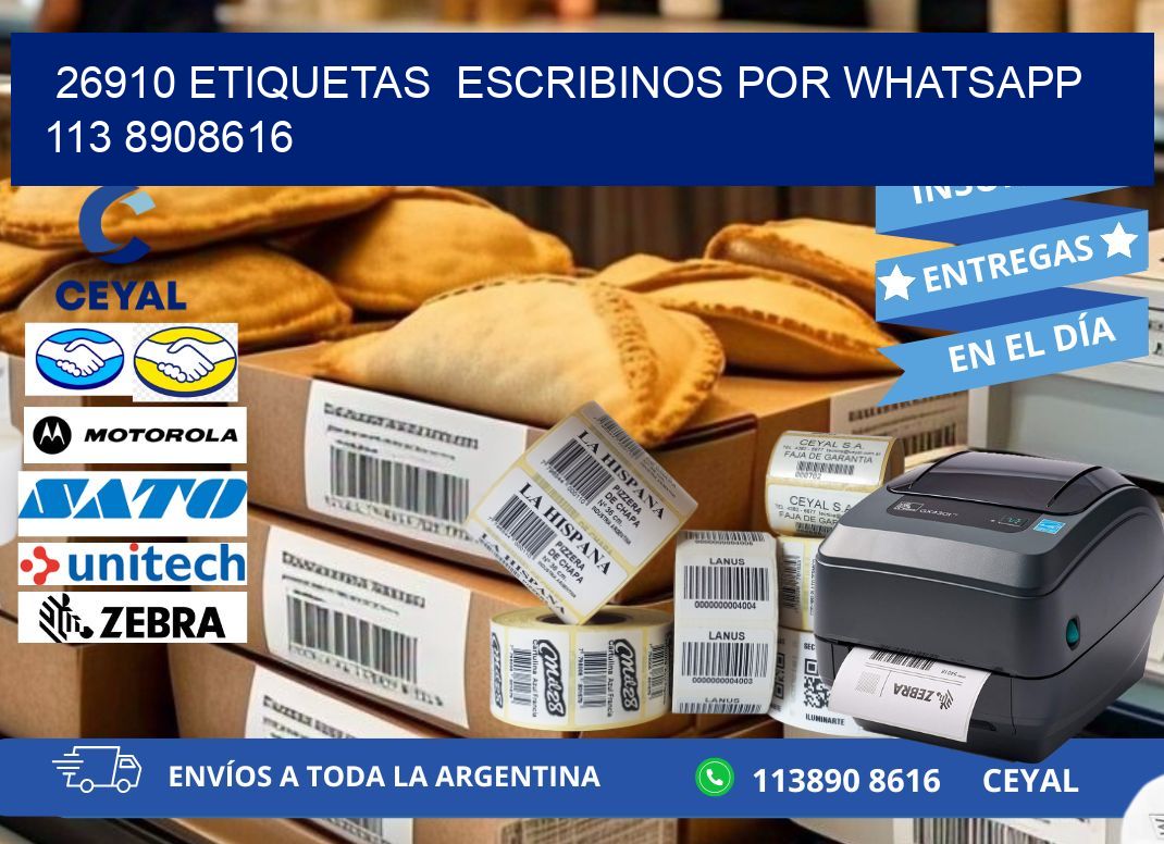 26910 ETIQUETAS  ESCRIBINOS POR WHATSAPP  113 8908616