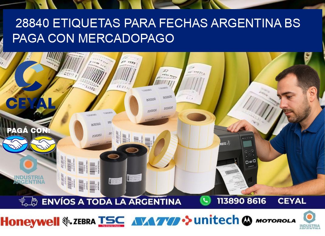 28840 ETIQUETAS PARA FECHAS ARGENTINA BS PAGA CON MERCADOPAGO