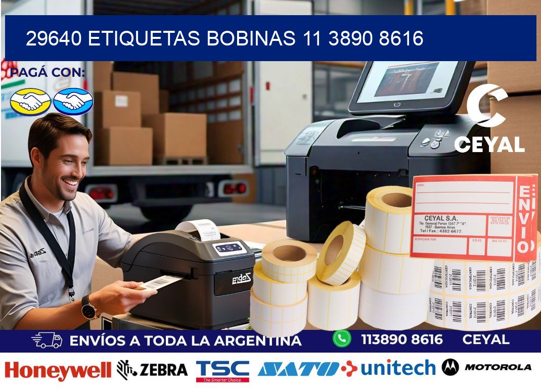 29640 ETIQUETAS BOBINAS 11 3890 8616