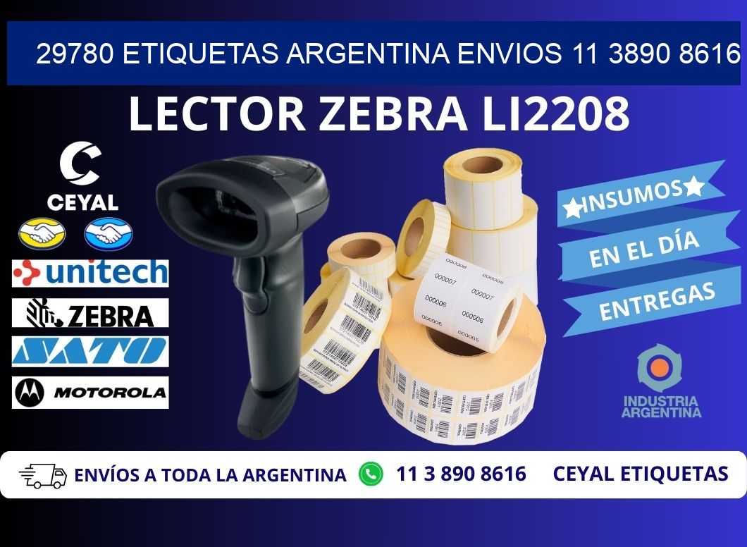 29780 ETIQUETAS ARGENTINA ENVIOS 11 3890 8616