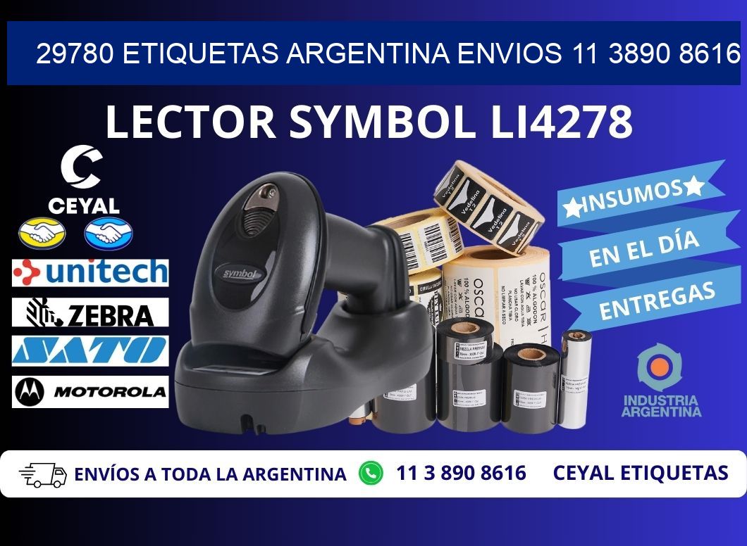 29780 ETIQUETAS ARGENTINA ENVIOS 11 3890 8616