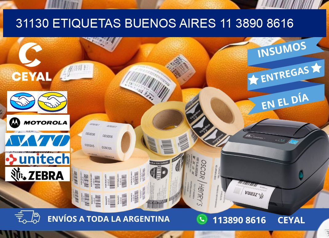 31130 ETIQUETAS BUENOS AIRES 11 3890 8616