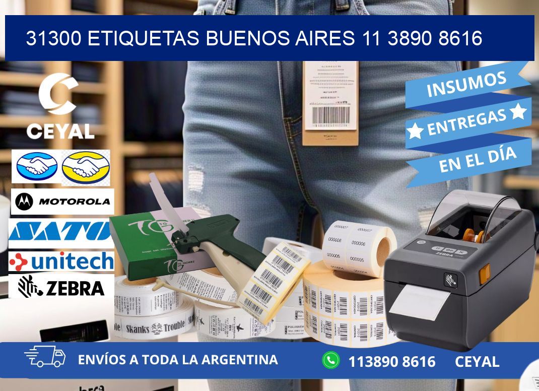 31300 ETIQUETAS BUENOS AIRES 11 3890 8616