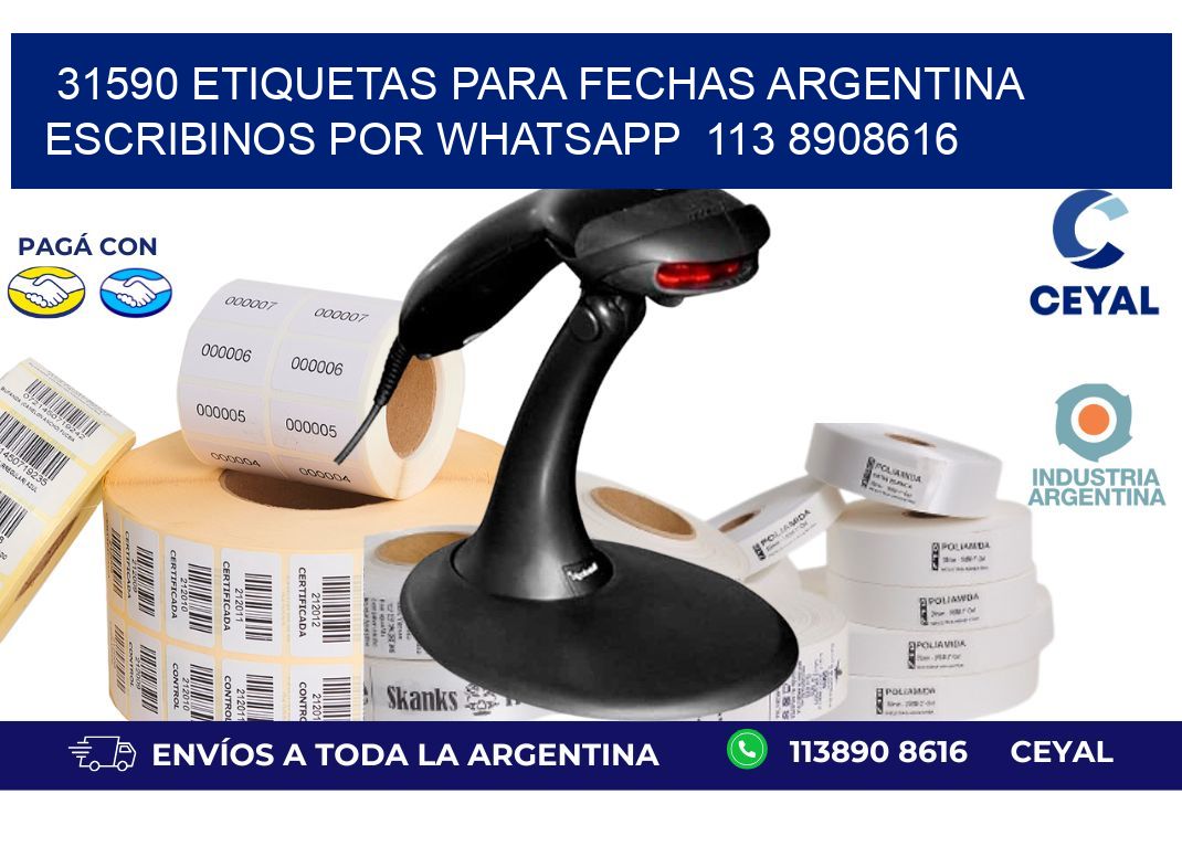 31590 ETIQUETAS PARA FECHAS ARGENTINA ESCRIBINOS POR WHATSAPP  113 8908616