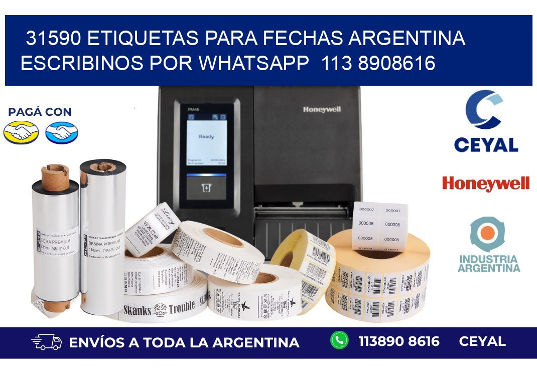 31590 ETIQUETAS PARA FECHAS ARGENTINA ESCRIBINOS POR WHATSAPP  113 8908616