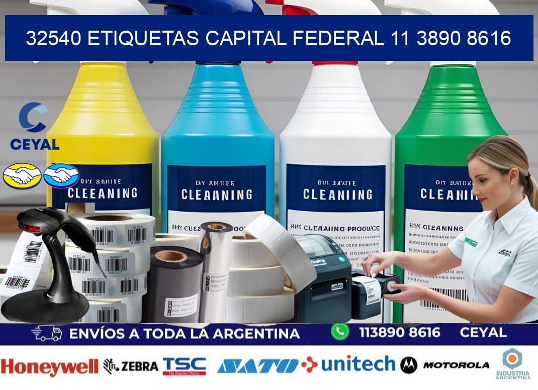 32540 ETIQUETAS CAPITAL FEDERAL 11 3890 8616