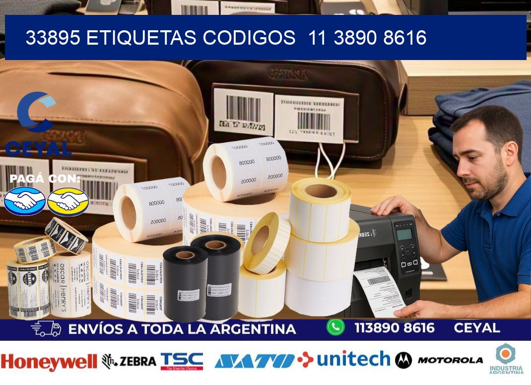 33895 ETIQUETAS CODIGOS  11 3890 8616
