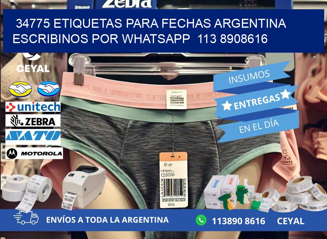 34775 ETIQUETAS PARA FECHAS ARGENTINA ESCRIBINOS POR WHATSAPP  113 8908616
