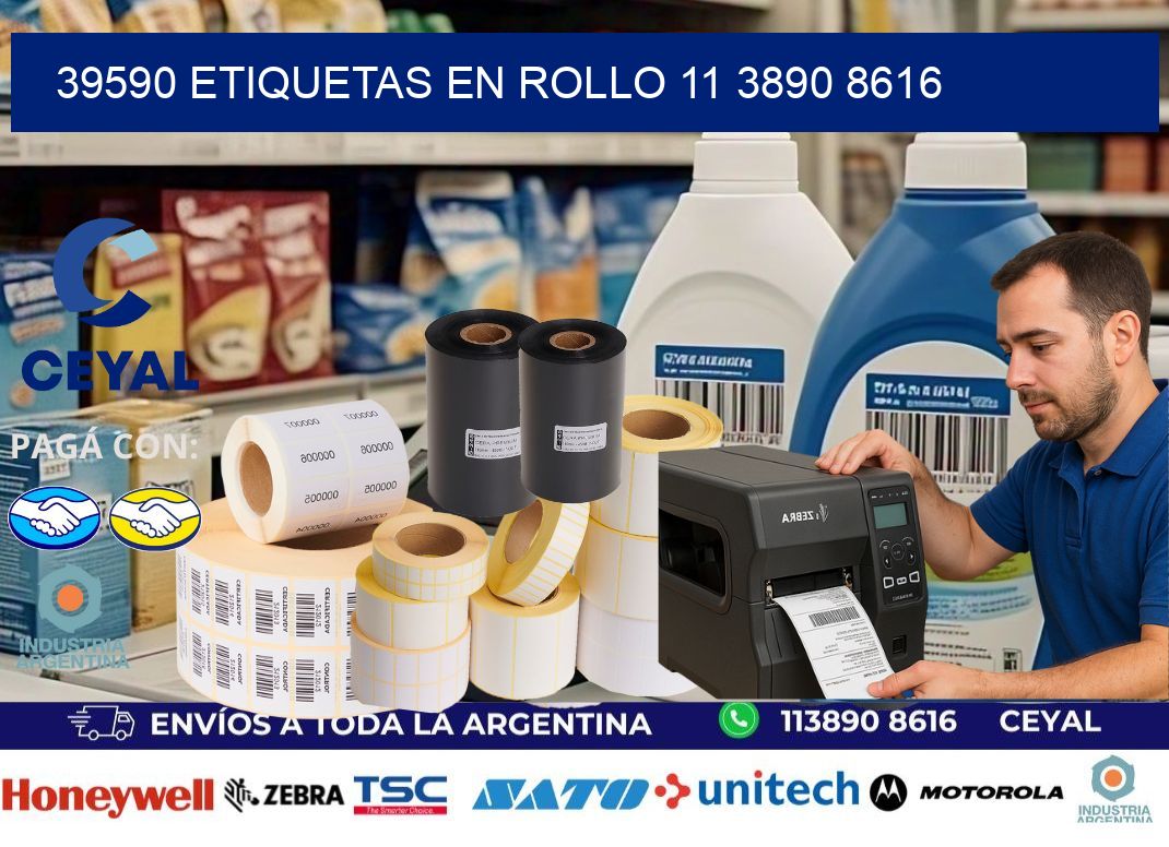 39590 ETIQUETAS EN ROLLO 11 3890 8616