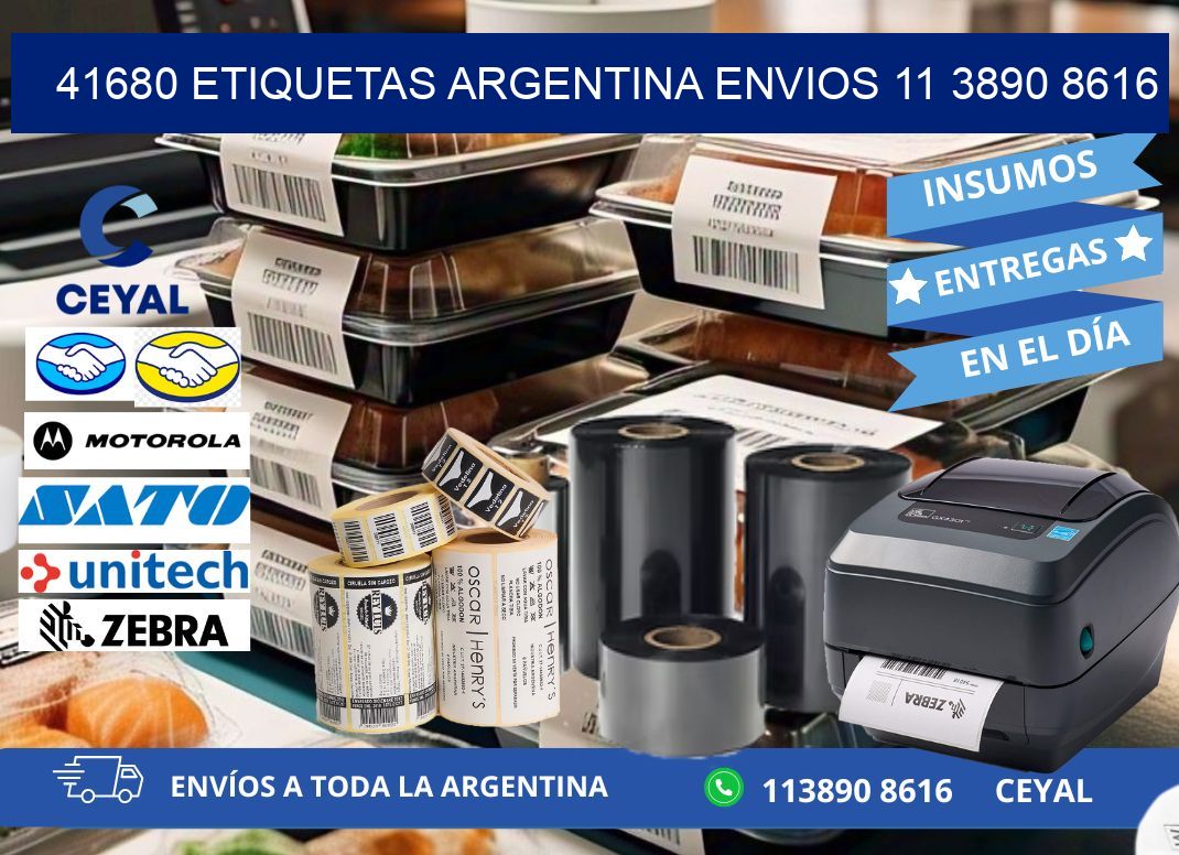 41680 ETIQUETAS ARGENTINA ENVIOS 11 3890 8616