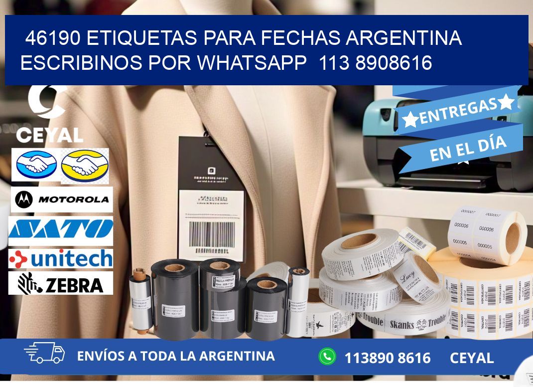 46190 ETIQUETAS PARA FECHAS ARGENTINA ESCRIBINOS POR WHATSAPP  113 8908616