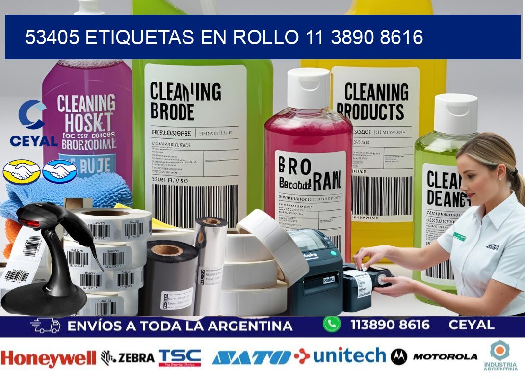 53405 ETIQUETAS EN ROLLO 11 3890 8616