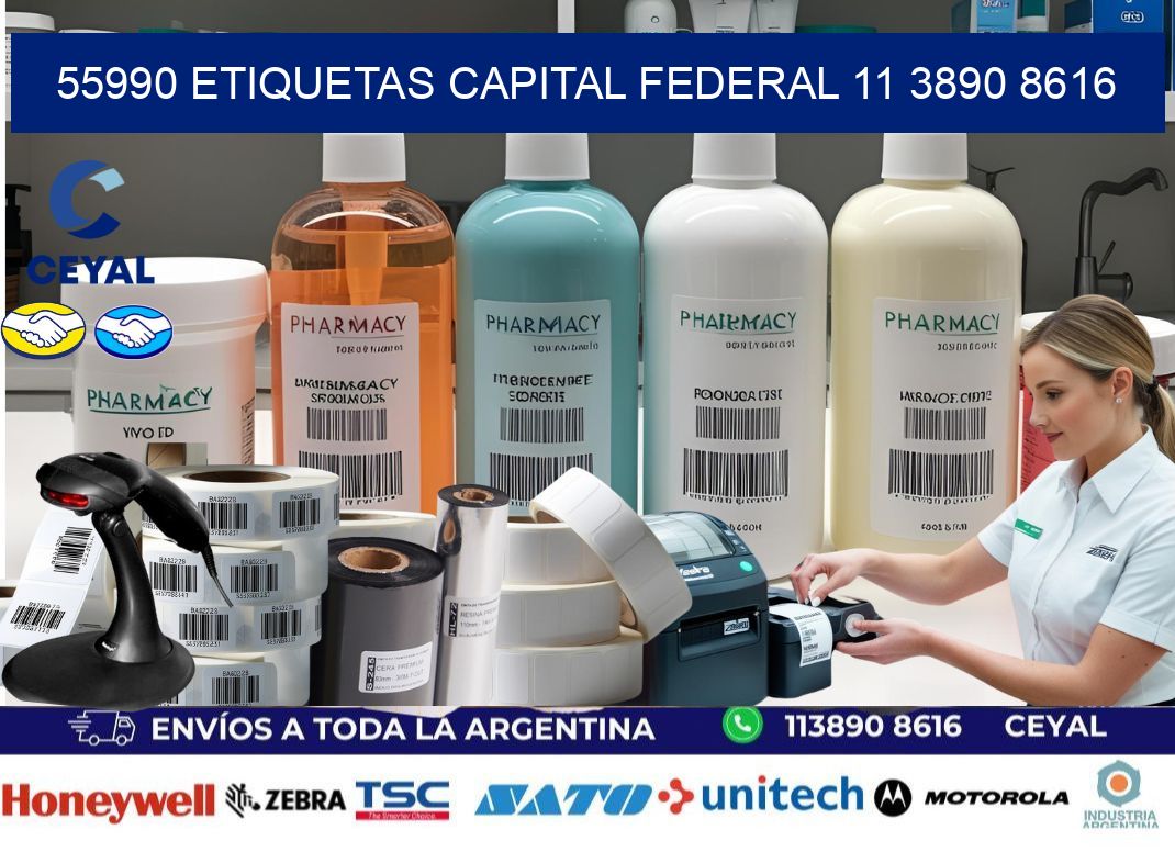 55990 ETIQUETAS CAPITAL FEDERAL 11 3890 8616