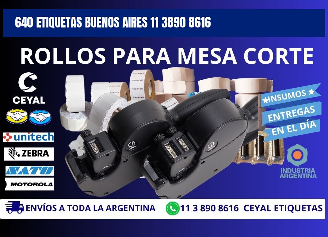 640 ETIQUETAS BUENOS AIRES 11 3890 8616