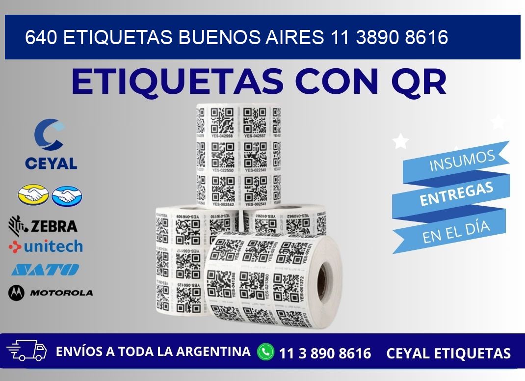 640 ETIQUETAS BUENOS AIRES 11 3890 8616