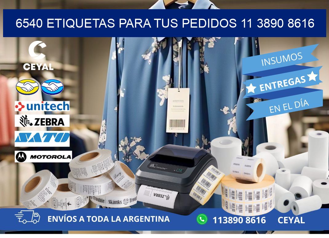 6540 ETIQUETAS PARA TUS PEDIDOS 11 3890 8616